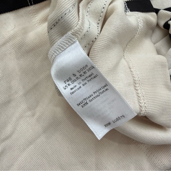 rag & bone striped crop long sleeve top - Picture 5 of 6